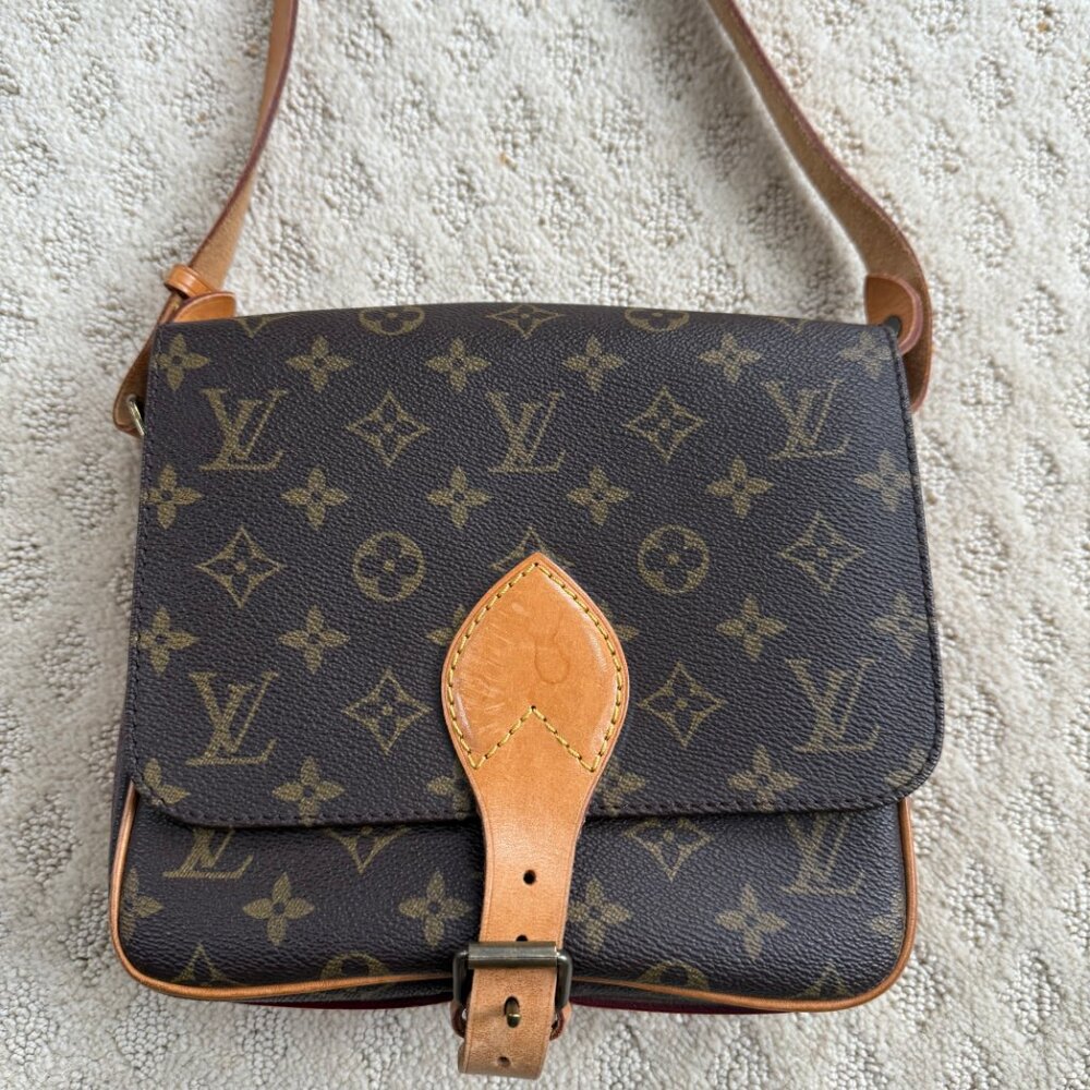Louis Vuitton Cartouchiere MM Brown Monogram Shoulder Bag lux-319-092225 - Picture 3 of 5